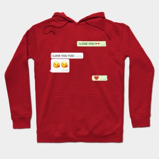 text love Hoodie